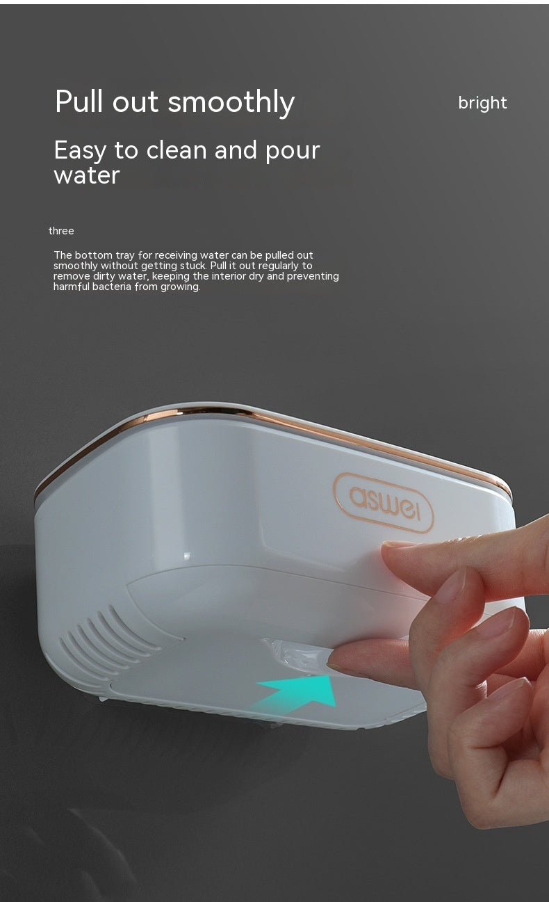 Creative Flip Drain Soap Box