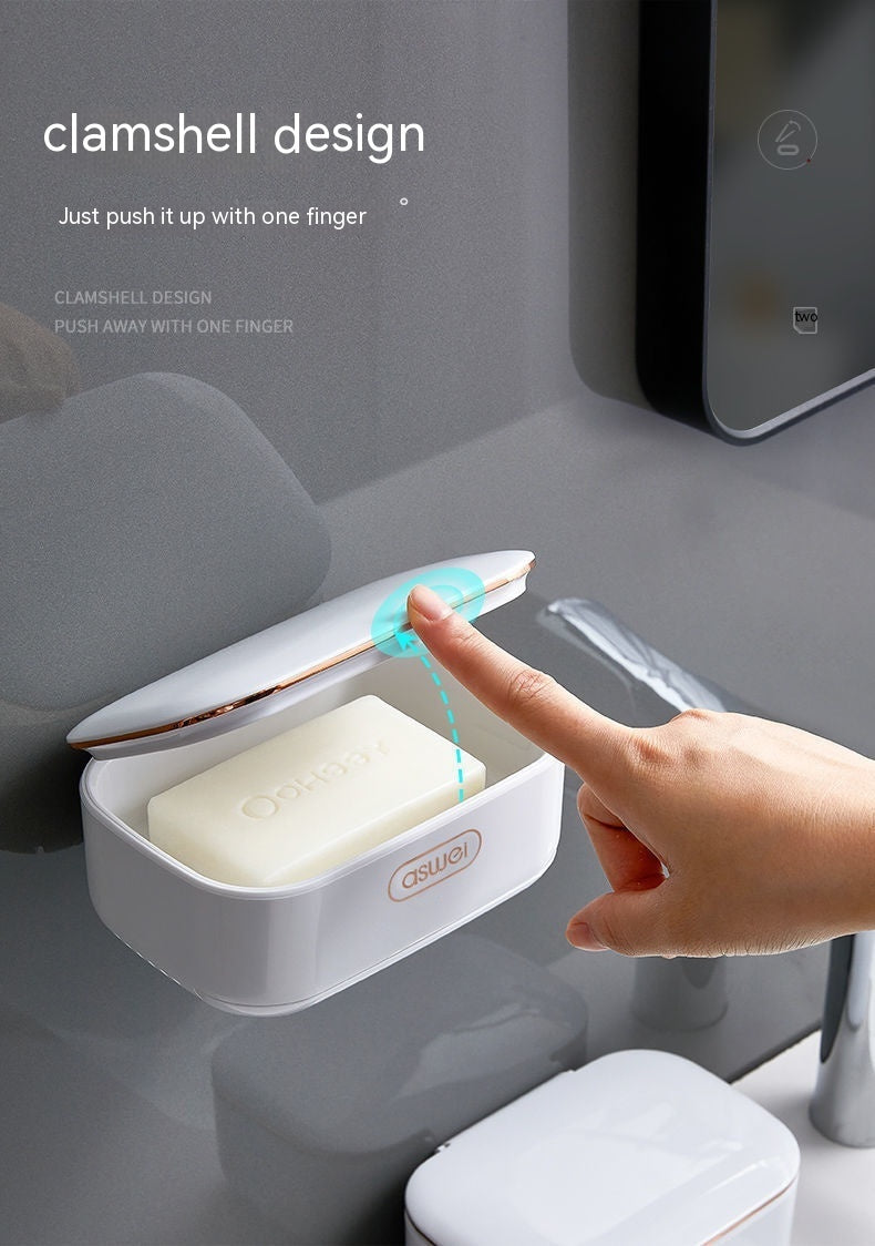 Creative Flip Drain Soap Box