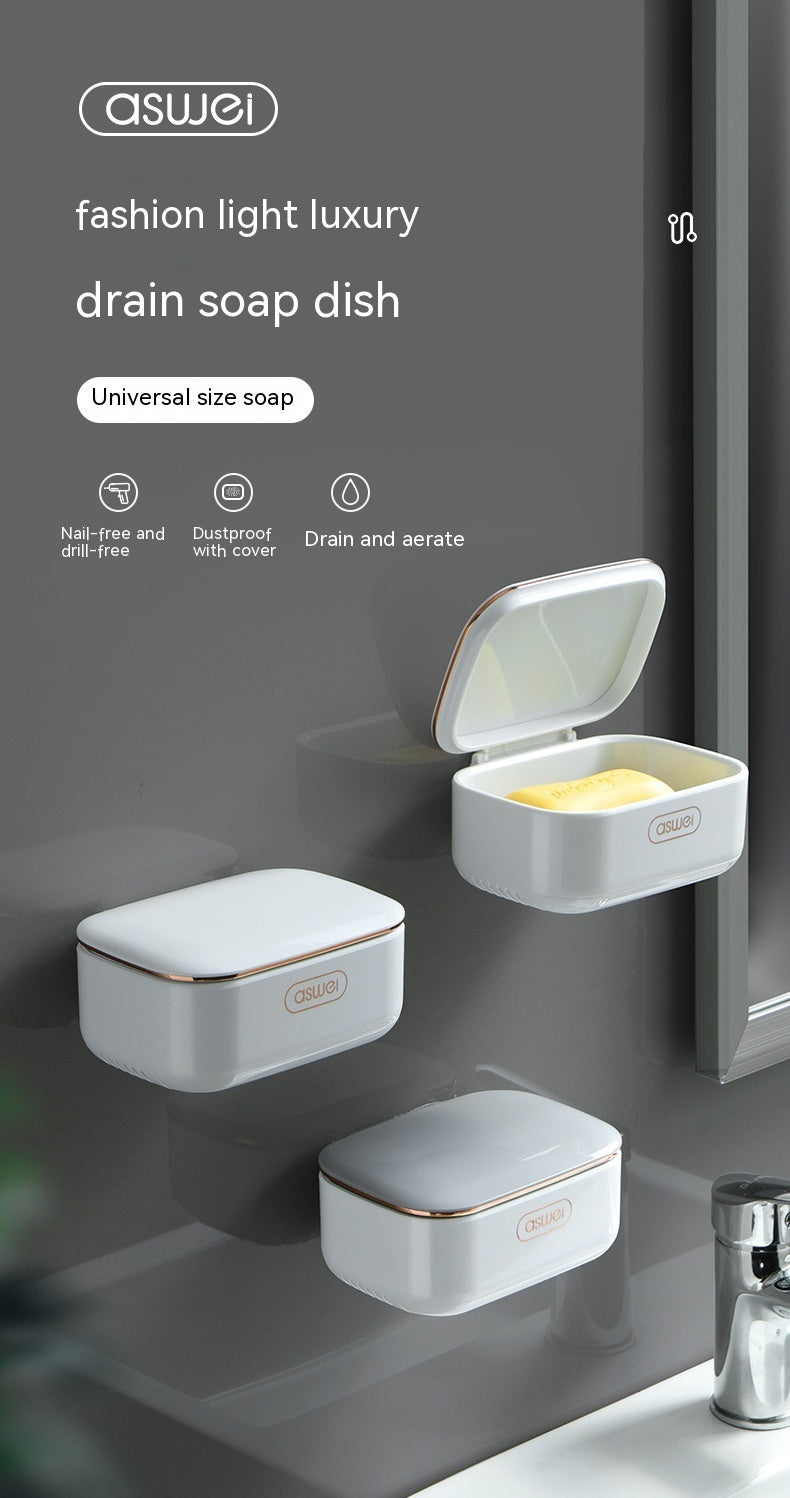 Creative Flip Drain Soap Box