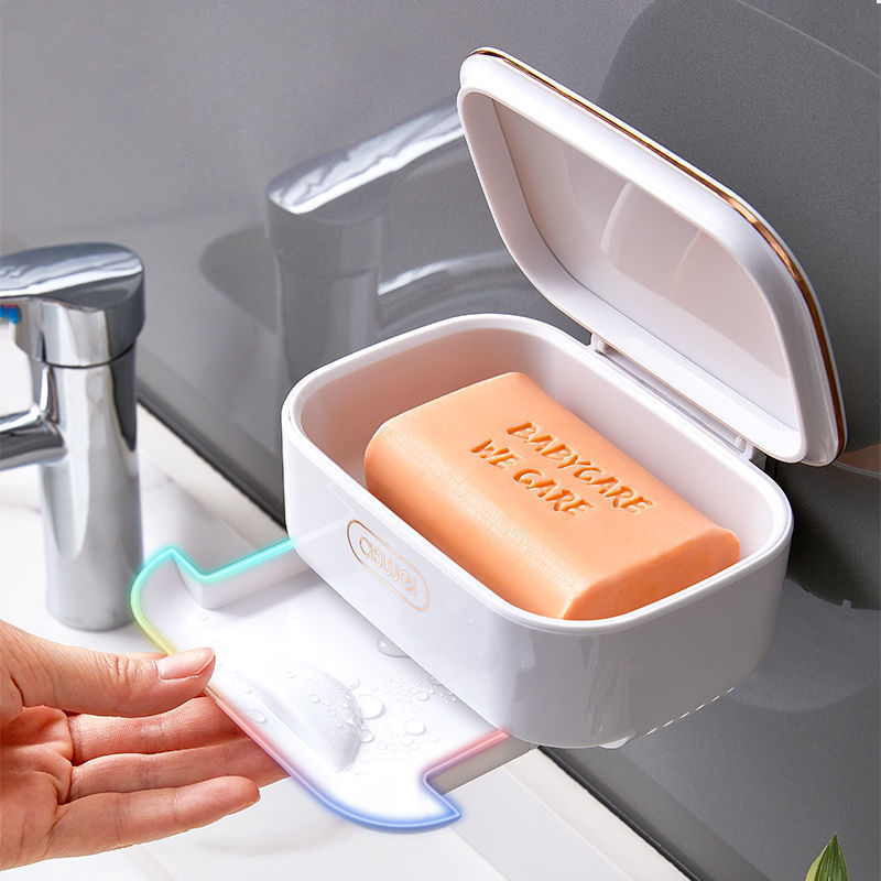 Creative Flip Drain Soap Box